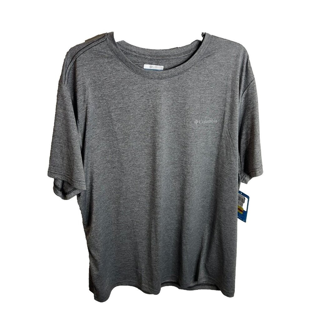 Columbia $45 Mens Hike tee in Gray Size XXL Moisture Wicking